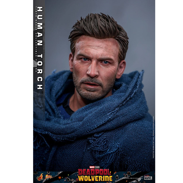 Deadpool & Wolverine Movie Masterpiece Action Figure 1/6 Human Torch 31cm