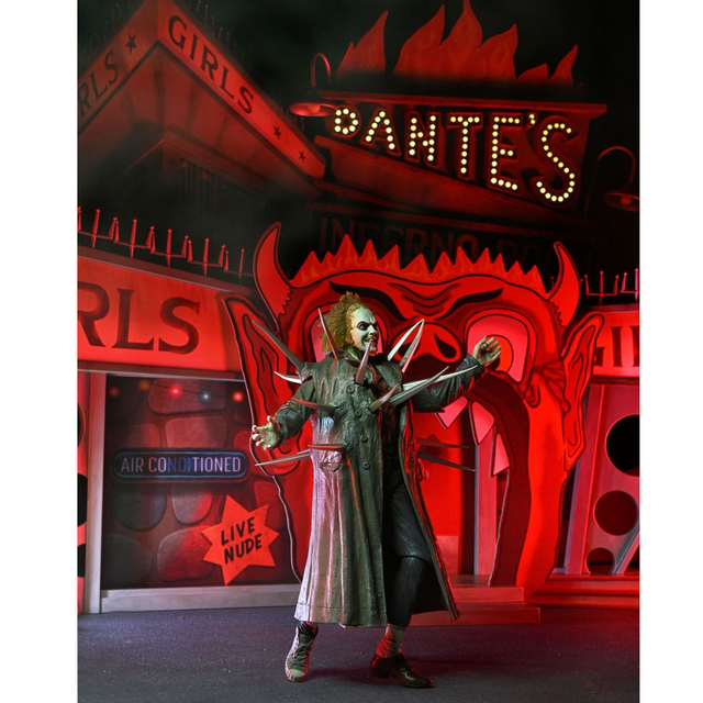 Beetlejuice (1988) Diorama Trenchcoat with Spikes Dantes Inferno Room Deluxe Set Beetlejuice (1988) Diorama Trenchcoat with Spikes Dantes Inferno Room Deluxe Set