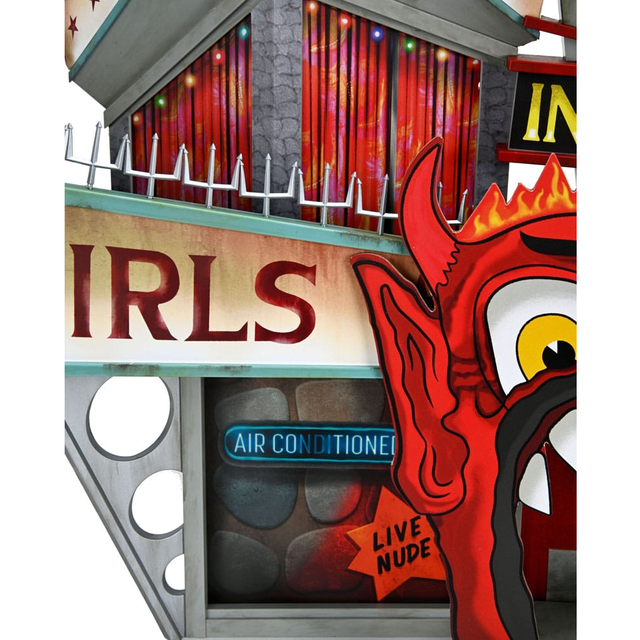 Beetlejuice (1988) Diorama Trenchcoat with Spikes Dantes Inferno Room Deluxe Set Beetlejuice (1988) Diorama Trenchcoat with Spikes Dantes Inferno Room Deluxe Set