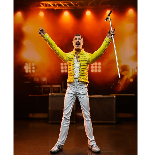 Freddie Mercury Action Figure (Yellow Jacket) 18cm