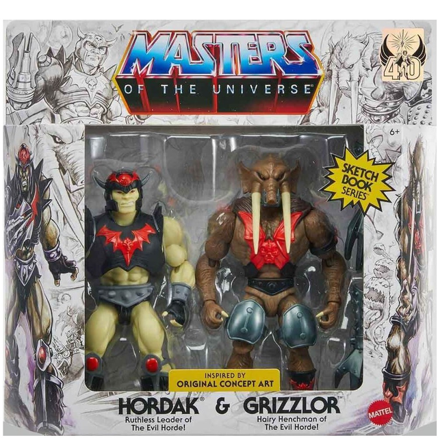 Masters of the Universe Origins Sketch Book Series 2-Pack Horde Invasion 14cm Masters of the Universe Origins Sketch Book Series 2-Pack Horde Invasion 14cm