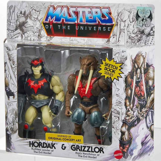 Masters of the Universe Origins Sketch Book Series 2-Pack Horde Invasion 14cm Masters of the Universe Origins Sketch Book Series 2-Pack Horde Invasion 14cm