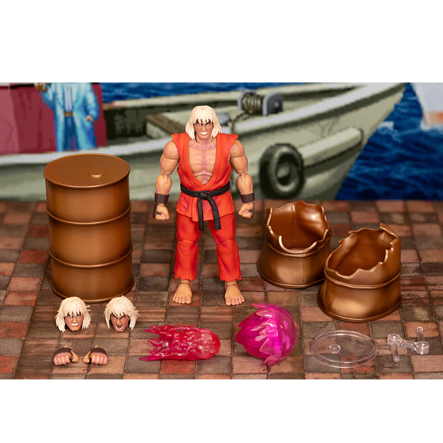 Ultra Street Fighter II: The Final Challengers Action Figure Violent Ken Deluxe (Exclusive) 15cm