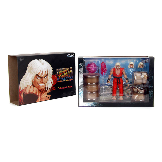 Ultra Street Fighter II: The Final Challengers Action Figure Violent Ken Deluxe (Exclusive) 15cm