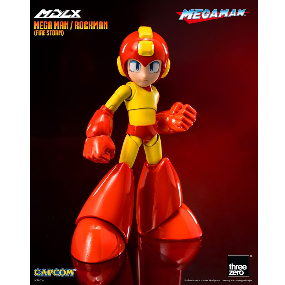 Threezero MDLX Mega Man (Fire Storm) afbeelding