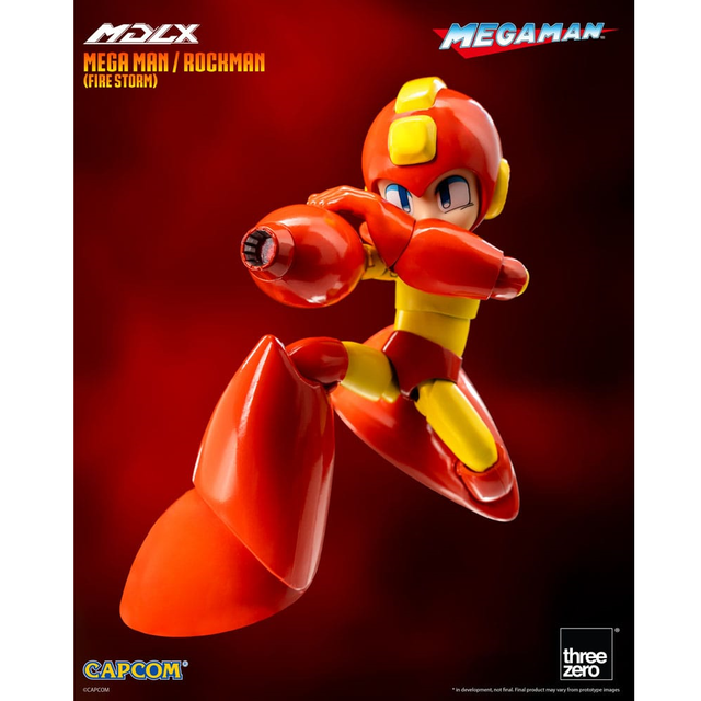 Mega Man MDLX Action Figure Mega Man (Fire Storm) 10cm