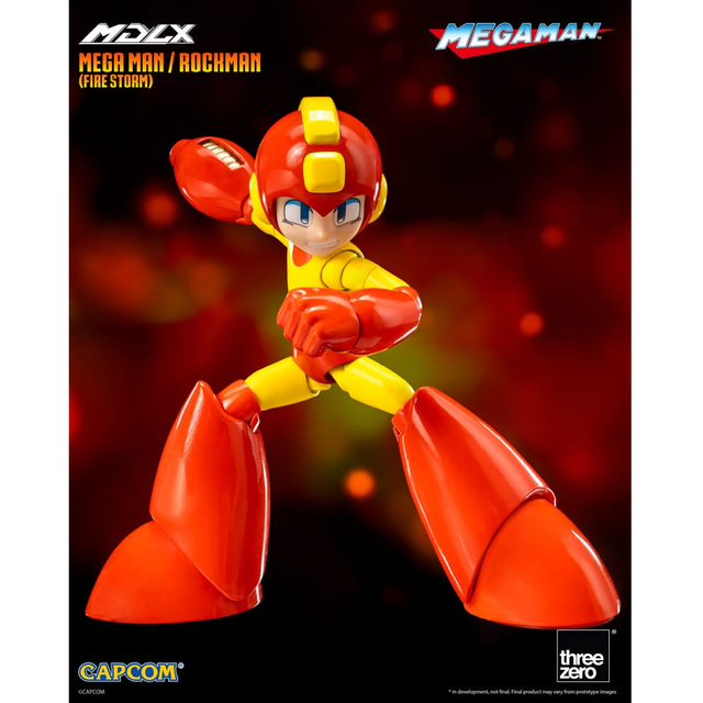 Mega Man MDLX Action Figure Mega Man (Fire Storm) 10cm