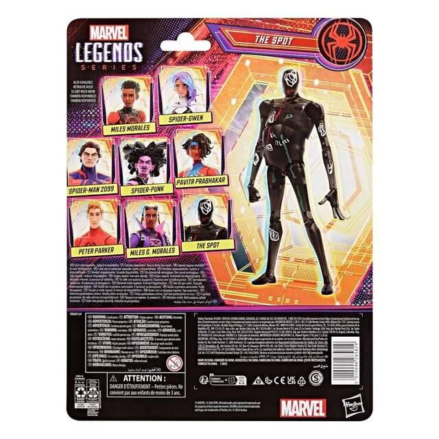 Spider-Man Across the Spider-Verse Marvel Legends Action Figure The Spot 15cm