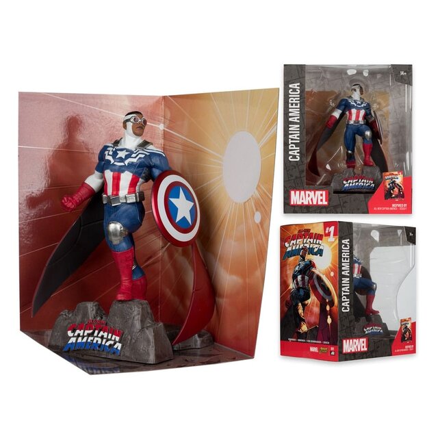 Marvel Collection PVC Statue 1/10 Captain America (All-New Captain America #1) 17cm Marvel Collection PVC Statue 1/10 Captain America (All-New Captain America #1) 17cm