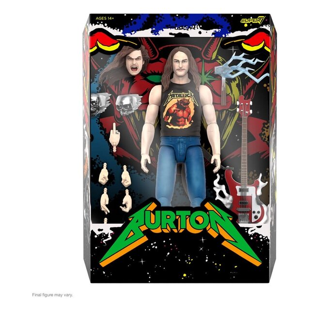 Metallica Ultimates Action Figure Wave 2 Cliff Burton 18cm