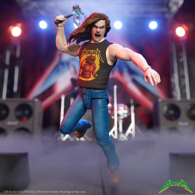 Metallica Ultimates Action Figure Wave 2 Cliff Burton 18cm