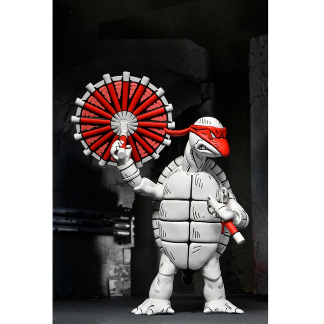 Teenage Mutant Ninja Turtles (Mirage Comics) Action Figures 2-Pack Black and White First Turtles 18cm Teenage Mutant Ninja Turtles (Mirage Comics) Action Figures 2-Pack Black and White First Turtles 18cm