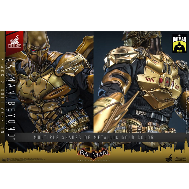 Batman: Arkham Knight Videogame Masterpiece Action Figure 1/6 Batman Beyond (Black & Gold Version) 32cm