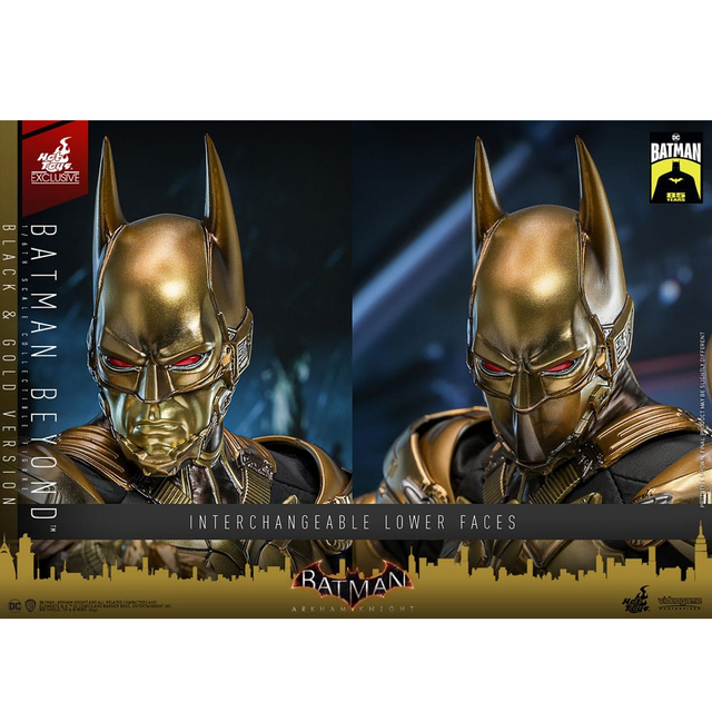 Batman: Arkham Knight Videogame Masterpiece Action Figure 1/6 Batman Beyond (Black & Gold Version) 32cm