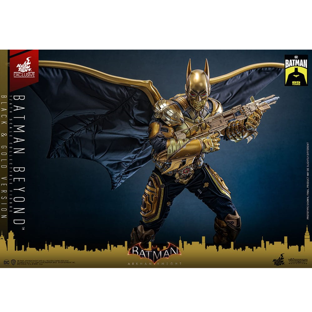 Batman: Arkham Knight Videogame Masterpiece Action Figure 1/6 Batman Beyond (Black & Gold Version) 32cm