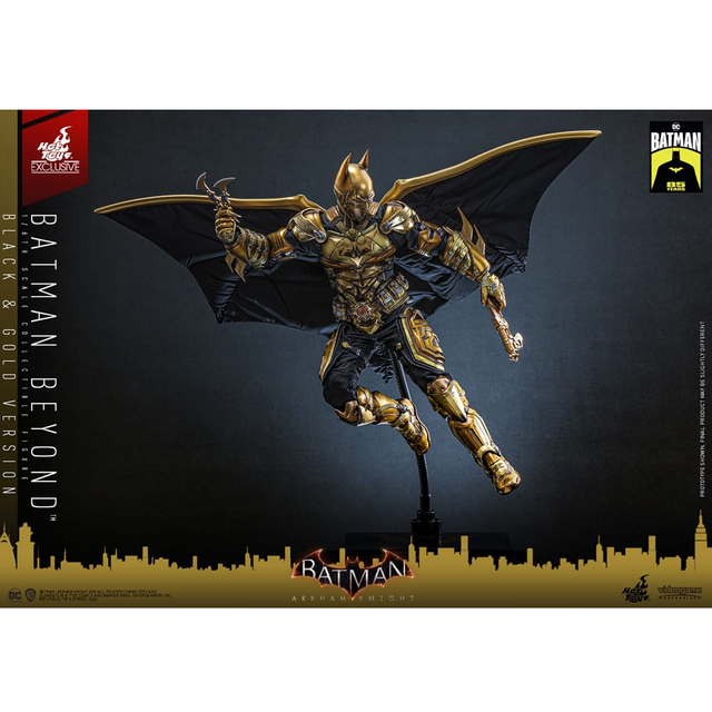 Batman: Arkham Knight Videogame Masterpiece Action Figure 1/6 Batman Beyond (Black & Gold Version) 32cm