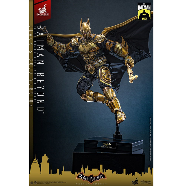 Batman: Arkham Knight Videogame Masterpiece Action Figure 1/6 Batman Beyond (Black & Gold Version) 32cm