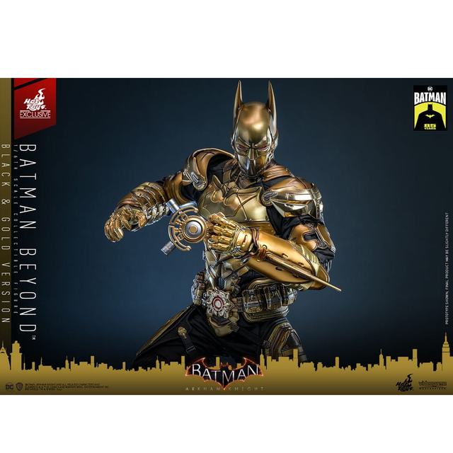 Batman: Arkham Knight Videogame Masterpiece Action Figure 1/6 Batman Beyond (Black & Gold Version) 32cm