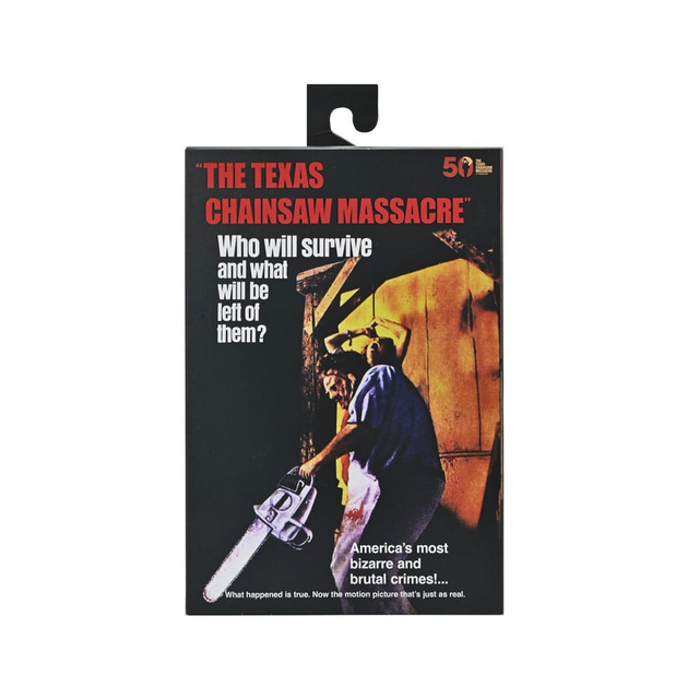 The Texas Chainsaw Massacre Ultimate Action Figure Leatherface 50th Anniversary 20cm