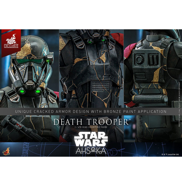 Star Wars: Ahsoka Television Masterpiece Action Figure 1/6 Death Trooper Hot Toys Exclusive 31cm
