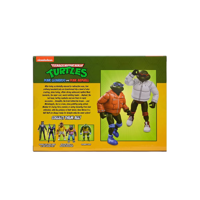 Teenage Mutant Ninja Turtles (Cartoon) Punk Leonardo & Punk Raphael 2-Pack 18cm