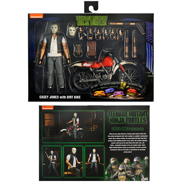 Teenage Mutant Ninja Turtles Casey Jones with Dirt Bike (1990 Movie)