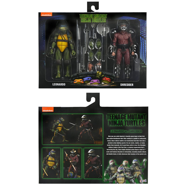 Teenage Mutant Ninja Turtles Leonardo vs. Shredder 18cm