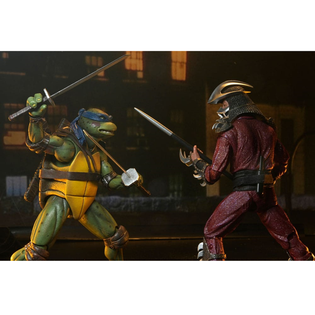 Teenage Mutant Ninja Turtles Leonardo vs. Shredder 18cm