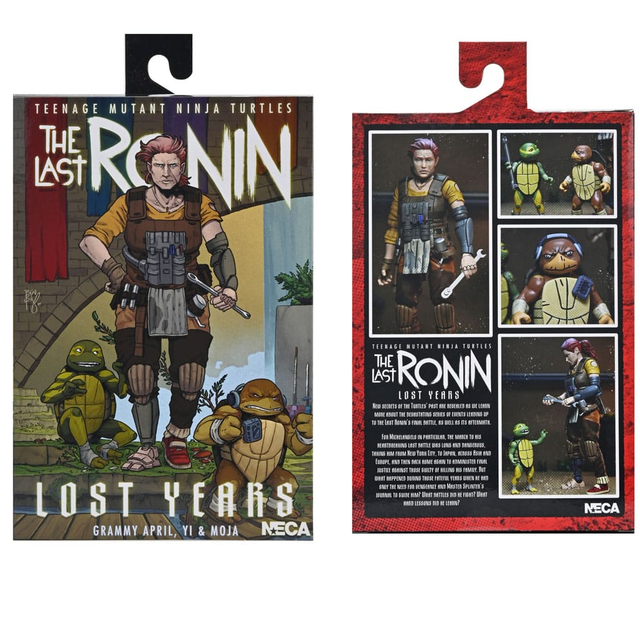 Teenage Mutant Ninja Turtles (The Last Ronin The Lost Years) Action Figure Grammy April with Yi & Moja 18cm