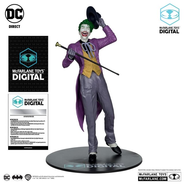 DC Direct PVC Statue 1/6 The Joker by Jason Fabok (McFarlane Digital) 29cm