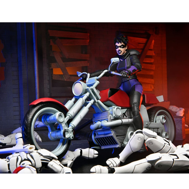 Teenage Mutant Ninja Turtles Casey Marie with Motorcycle the Last Ronin Teenage Mutant Ninja Turtles Casey Marie with Motorcycle the Last Ronin