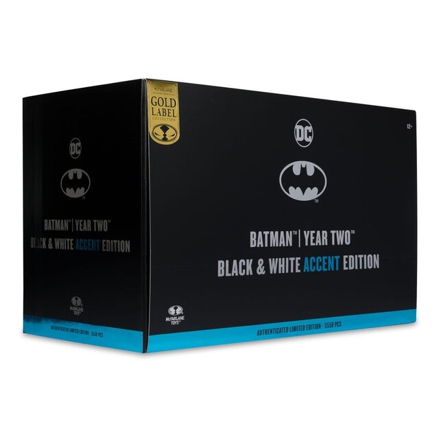 DC Multiverse Action Figure Batman: Year Two Black & White Accent Edition (Gold Label) 18cm
