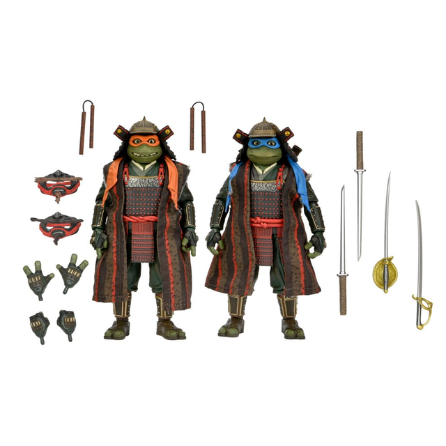 Teenage Mutant Ninja Turtles III Action Figure 2-Pack Leonardo & Michelangelo 18cm