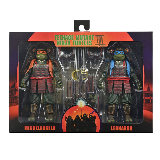 Teenage Mutant Ninja Turtles III Action Figure 2-Pack Leonardo & Michelangelo 18cm