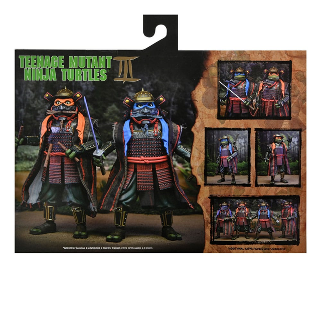 Teenage Mutant Ninja Turtles III Action Figure 2-Pack Leonardo & Michelangelo 18cm