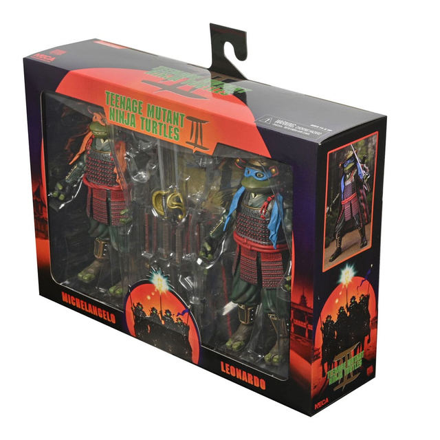 Teenage Mutant Ninja Turtles III Action Figure 2-Pack Leonardo & Michelangelo 18cm