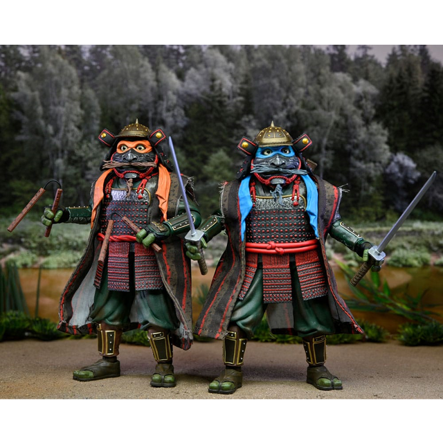 Teenage Mutant Ninja Turtles III Action Figure 2-Pack Leonardo & Michelangelo 18cm