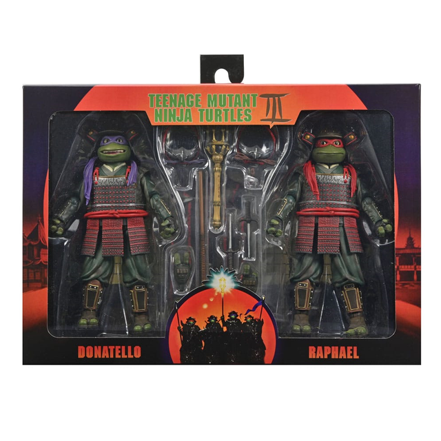 Teenage Mutant Ninja Turtles III Action Figure 2-Pack Donatello & Raphael 18cm Teenage Mutant Ninja Turtles III Action Figure 2-Pack Donatello & Raphael 18cm