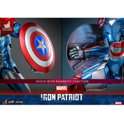 Marvel Comic Diecast Masterpiece Action Figure 1/6 Iron Patriot Hot Toys Exclusive 32cm