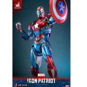 Marvel Comic Diecast Masterpiece Action Figure 1/6 Iron Patriot Hot Toys Exclusive 32cm