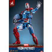 Marvel Comic Diecast Masterpiece Action Figure 1/6 Iron Patriot Hot Toys Exclusive 32cm