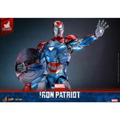 Marvel Comic Diecast Masterpiece Action Figure 1/6 Iron Patriot Hot Toys Exclusive 32cm