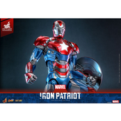 Marvel Comic Diecast Masterpiece Action Figure 1/6 Iron Patriot Hot Toys Exclusive 32cm