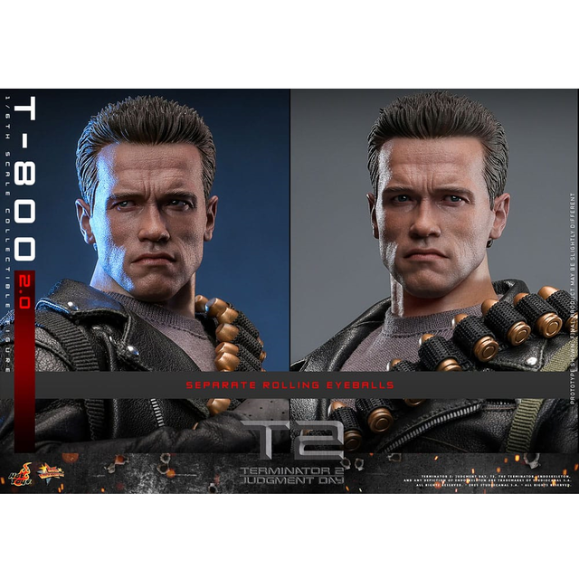 Terminator 2 Movie Masterpiece Action Figure 1/6 T-800 (2.0) 32cm