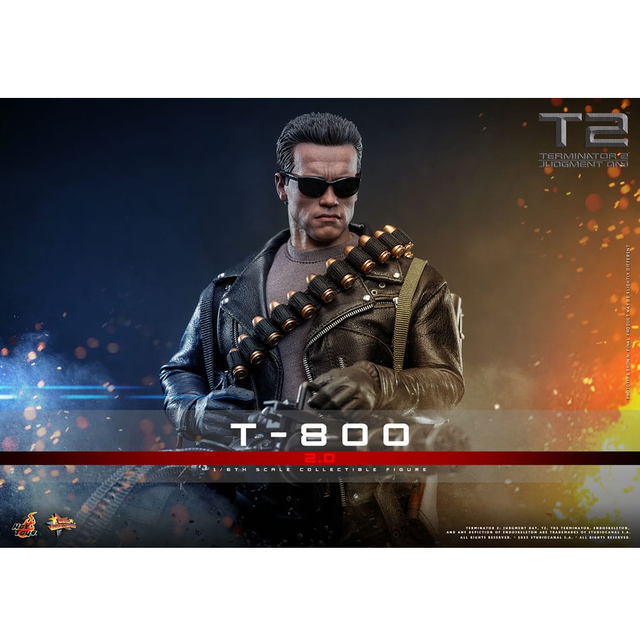 Terminator 2 Movie Masterpiece Action Figure 1/6 T-800 (2.0) 32cm