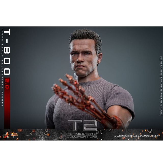 Terminator 2 Movie Masterpiece Action Figure 1/6 T-800 (2.0) 32cm