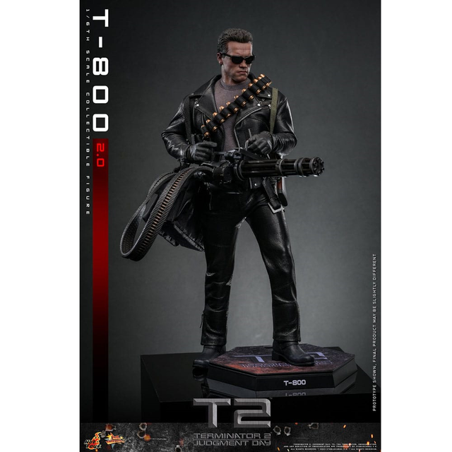 Terminator 2 Movie Masterpiece Action Figure 1/6 T-800 (2.0) 32cm