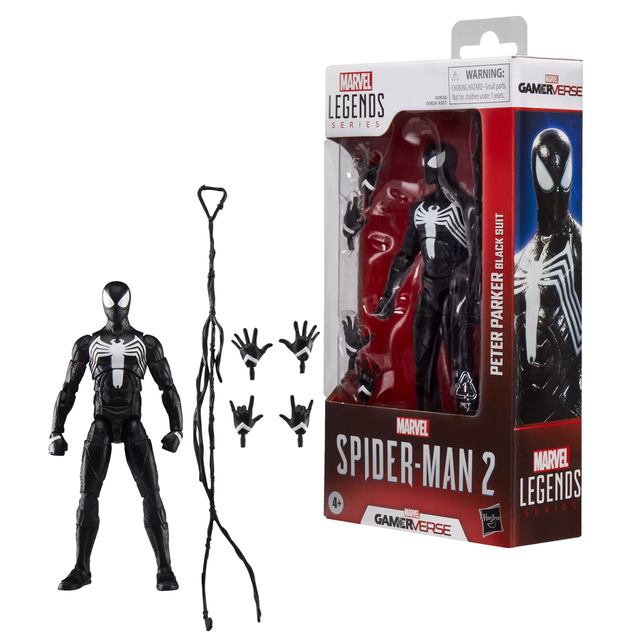 Marvel Legends Series Gamerverse Peter Parker Black Suit 15cm Marvel Legends Series Gamerverse Peter Parker Black Suit 15cm