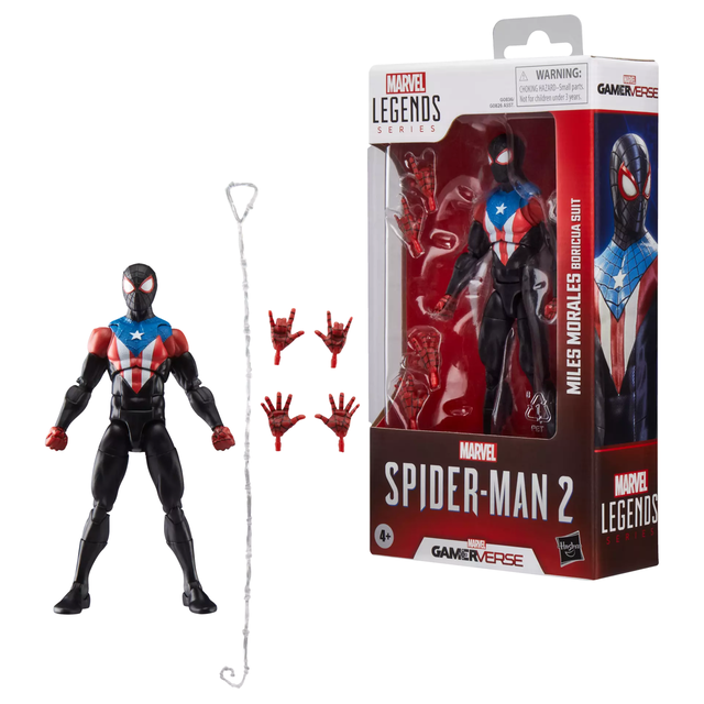 Marvel Legends Series Gamerverse Miles Morales Boricua Suit 15cm