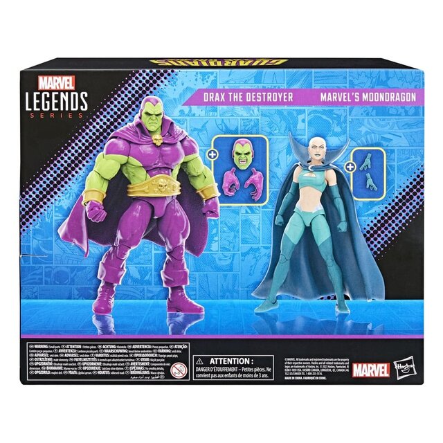 Guardians of the Galaxy Marvel Legends 2-Pack Drax the Destroyer & Marvel's Moondragon 15cm